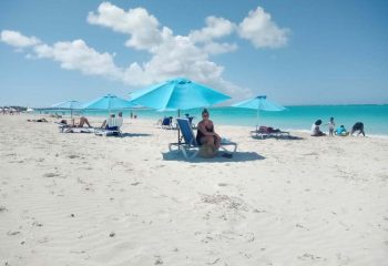 chairs, coolers and snorkel gear rental